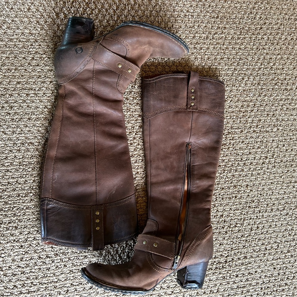Brown Born boots